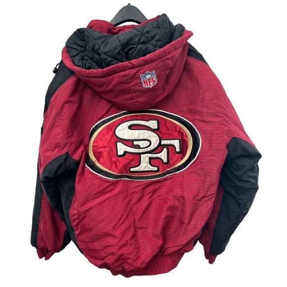 Vintage 1990s Y2K Logo Athletic NFL Pro Line San Francisco 49ers Jacket Medium M - Picture 7 of 9